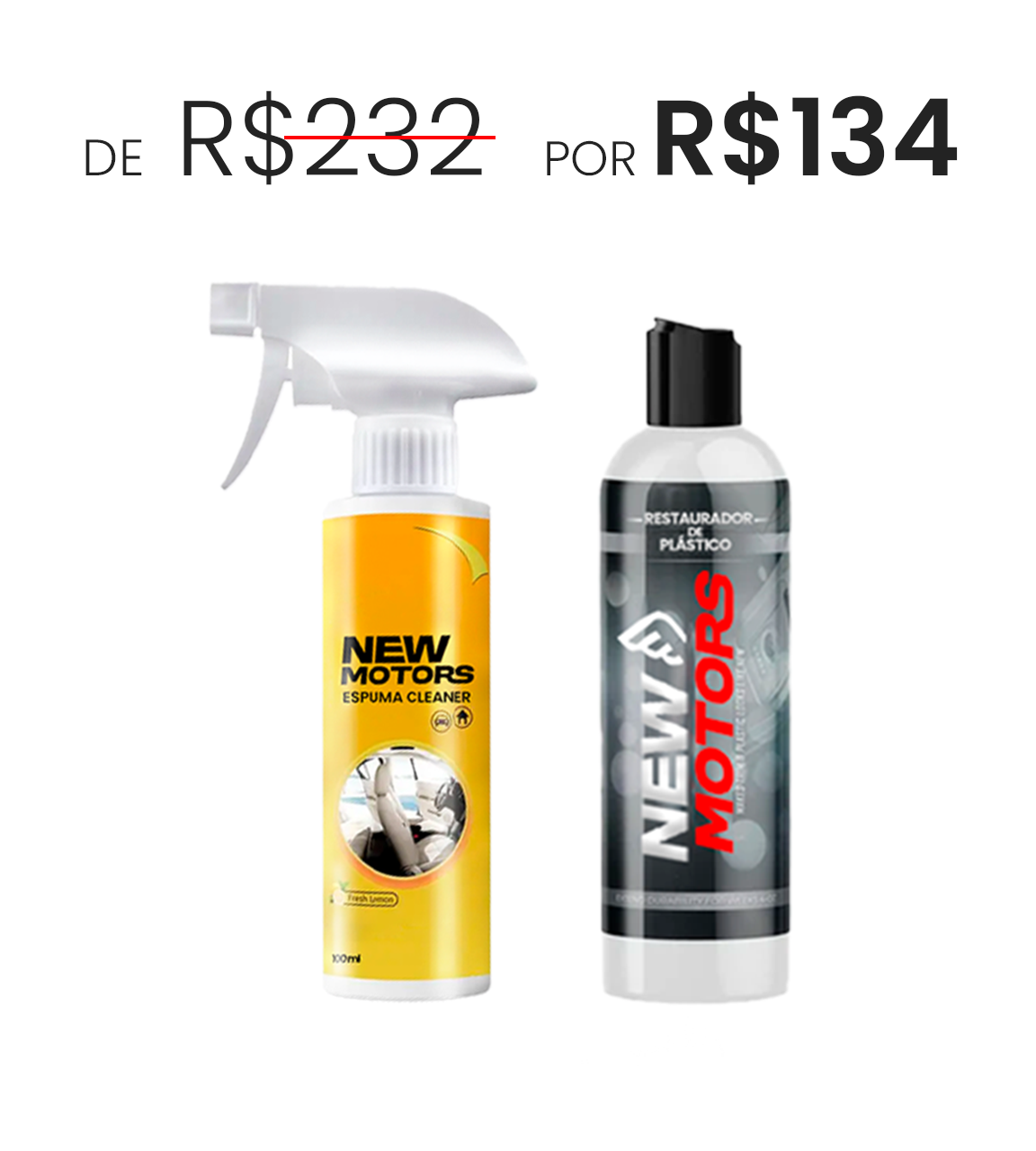 KIT ESPUMA E RESTAURADOR